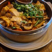 Steamed udon noodles at Soy in Berlin