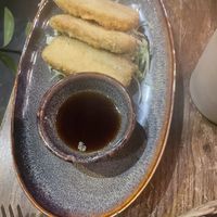 Fried eggplant   at Soy in Berlin