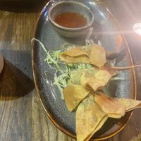 Fried dumplings   at Soy in Berlin