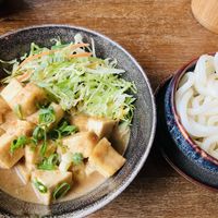 Tofu saté met udonnudel  at Soy in Berlin