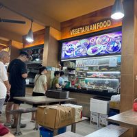 Always long q for this best vegetarian stall here  at Tanaka Vegetarian - Blk 306A Woodlands in North Singapore
