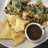 Cauliflower tacos at Livefast Cafe in Halls Gap