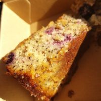 Blueberry, lemon, chia (vegan) at Livefast Cafe in Halls Gap