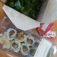 Kale and veggie sushi at Whole Foods Market in Asheville