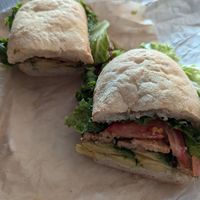 Vegan sandwich option ( with tempeh) at Whole Foods Market in Park Ridge
