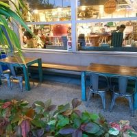 Outdoor sitting at Whole Foods Market in Pompano Beach