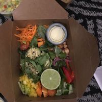 Rainbow salad  at Kaya in Pittsburgh