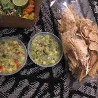 Guac and salsa  at Kaya in Pittsburgh