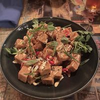 Tofu appetizer (so good!)  at Kaya in Pittsburgh
