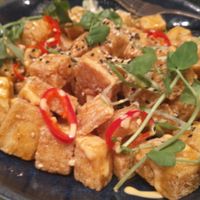 Tofu was really good. Not sensational but really good at Kaya in Pittsburgh