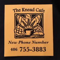   at Knead Cafe in Kalispell
