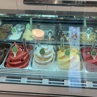 Vegan ice cream flavors  at Leggenda - Dizengoff in Tel Aviv