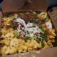 Low quality pic, high quality food.. pretty delicious and savory cup of mac n cheese!! 
 at Fru Fru Terra in Portland