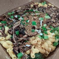 Muenster Mac and cheese  at Fru Fru Terra in Portland