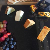 Cheese platter at Fru Fru Terra in Portland