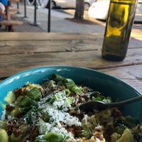 Macaroni & Cheese on a sunny Portland afternoon! at Fru Fru Terra in Portland