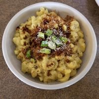 Vegan Macaroni and cheese! Voted Best in Charleston many years running! at Fru Fru Terra in Portland