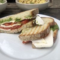 Caprese sandwich  at Fru Fru Terra in Portland