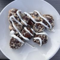 Elote Hushpuppies   at Crooked Ewe Brewery and Ale House in South Bend