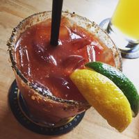 epic vegan caesar's at The Buckingham in Edmonton