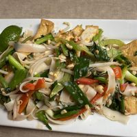 Drunken Noodles  at Lulu's Thai Noodle Shop in Kansas City