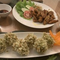 Taro rice balls & Seitan  at Bong Sung Vegetarian Food - District 1 in Ho Chi Minh City