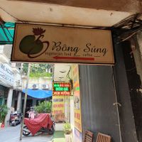 Signage at Bong Sung Vegetarian Food - District 1 in Ho Chi Minh City