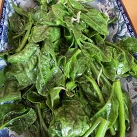 Clean stir fried baby Malabar spinach  at Qi Fu Healthy Park VegeHouse 7 福健康素食园 in Skudai