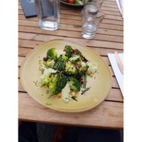 Broccoli entree ❤️ at Town Tonic in Christchurch