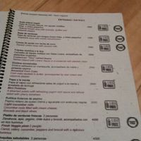 meny at Paz y Flora - Soda Passiflora in Monteverde