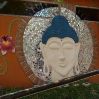 Front of the building at Paz y Flora - Soda Passiflora in Monteverde