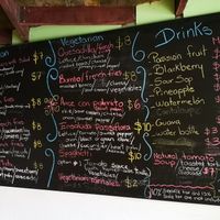 The menu looked good, the food didn't at Paz y Flora - Soda Passiflora in Monteverde