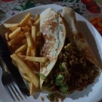 Vegan Wrap- big portion! at Paz y Flora - Soda Passiflora in Monteverde