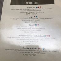 Suggestions, but they have a larger menu  at BodhiGreen Vegetariano in Alicante