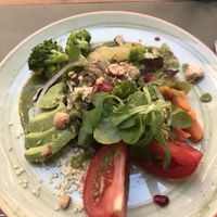 Eclectic salad (as a starter) at BodhiGreen Vegetariano in Alicante