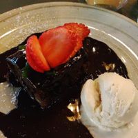 Brownie vegano at BodhiGreen Vegetariano in Alicante