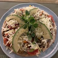 Bbq vegan pizza  at BodhiGreen Vegetariano in Alicante