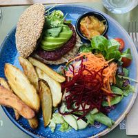 Hippie love burger  at BodhiGreen Vegetariano in Alicante
