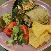 Burrito vegano at BodhiGreen Vegetariano in Alicante