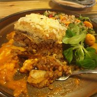 Moussaka at BodhiGreen Vegetariano in Alicante