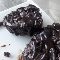 very good brownie  at Purolove Vegan Gourmet in Panama City