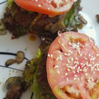 the burger at Purolove Vegan Gourmet in Panama City