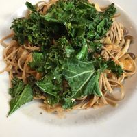 Mushroom Linguine at Henderson's Vegan in Edinburgh