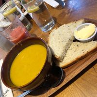 Soup at Henderson's Vegan in Edinburgh