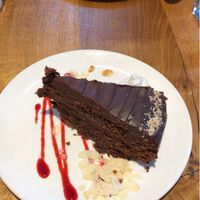 Chocolate/Nut cake  at Henderson's Vegan in Edinburgh