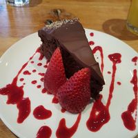 Chocolate nut cage. Very tasty! at Henderson's Vegan in Edinburgh