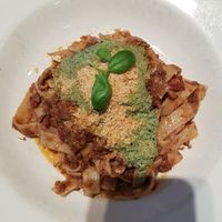 Lentil & Tomato Ragout Pasta at Henderson's Vegan in Edinburgh