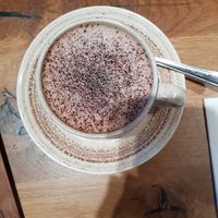 Oat Milk Hot Chocolate at Henderson's Vegan in Edinburgh