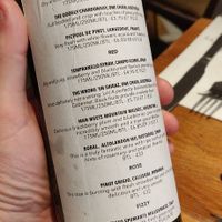 Love the wine menu at Henderson's Vegan in Edinburgh