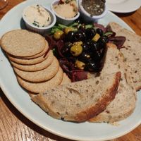 Sharing platter at Henderson's Vegan in Edinburgh
